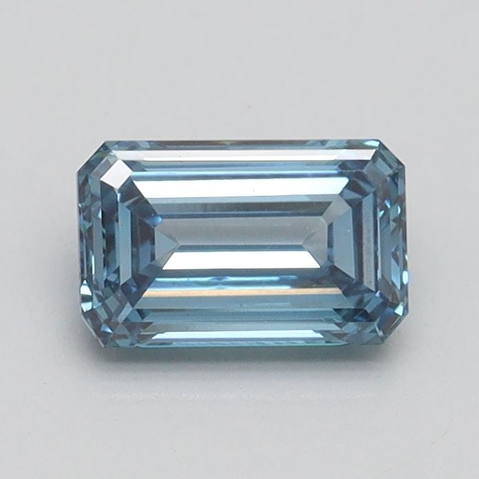 Loose Diamond - EMERALD 0.7ct Fancy Intense Blue VS1: Loose Diamond - EMERALD 0.7ct Fancy Intense Blue VS1 Source: This is a real non-mined Diamond that has been grown in a lab Shape: EMERALD Carats: 0.7 Color: Fancy Intense Blue Certification: IGI Video