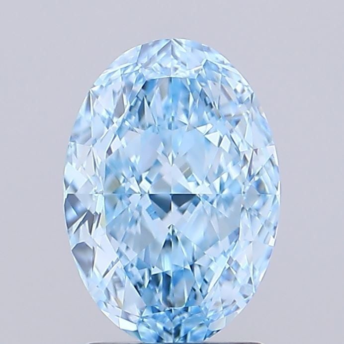 Loose Diamond - OVAL 2.05ct Fancy Vivid Blue VVS2: Loose Diamond - OVAL 2.05ct Fancy Vivid Blue VVS2 Source: This is a real non-mined Diamond that has been grown in a lab Shape: OVAL Carats: 2.05 Color: Fancy Vivid Blue Certification: IGI Video: