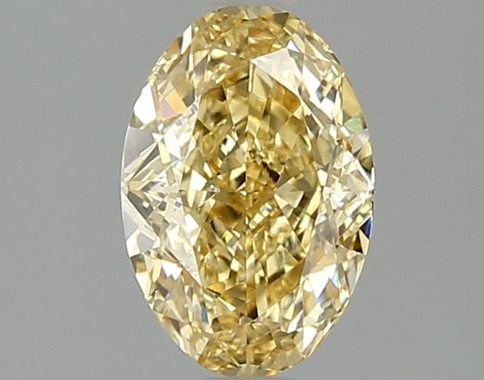 Loose Diamond - OVAL 1.59ct Fancy Vivid Yellow VS2: Loose Diamond - OVAL 1.59ct Fancy Vivid Yellow VS2 Source: This is a real non-mined Diamond that has been grown in a lab Shape: OVAL Carats: 1.59 Color: Fancy Vivid Yellow Certification: IGI Video:
