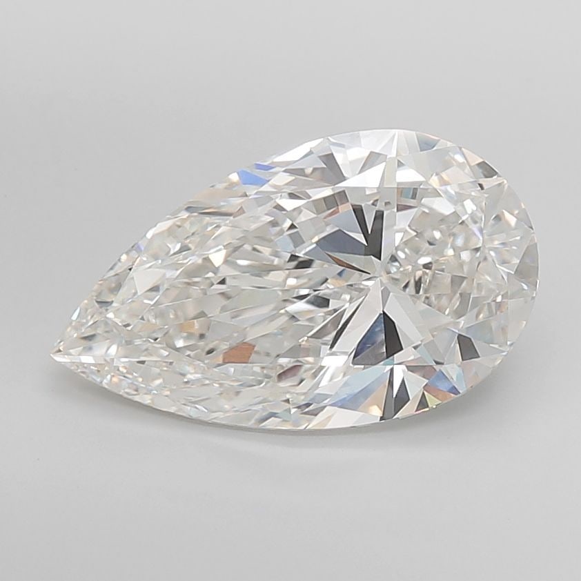 Loose Diamond - PEAR 10.02ct G VVS2: Loose Diamond - PEAR 10.02ct G VVS2 Source: This is a real non-mined Diamond that has been grown in a lab Shape: PEAR Carats: 10.02 Color: G Clarity: VVS2 Certification: IGI Video: