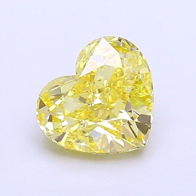 Loose Diamond - HEART 1.5ct Fancy Intense Yellow SI1: Loose Diamond - HEART 1.5ct Fancy Intense Yellow SI1 Source: This is a real non-mined Diamond that has been grown in a lab Shape: HEART Carats: 1.5 Color: Fancy Intense Yellow Certification: IGI Video