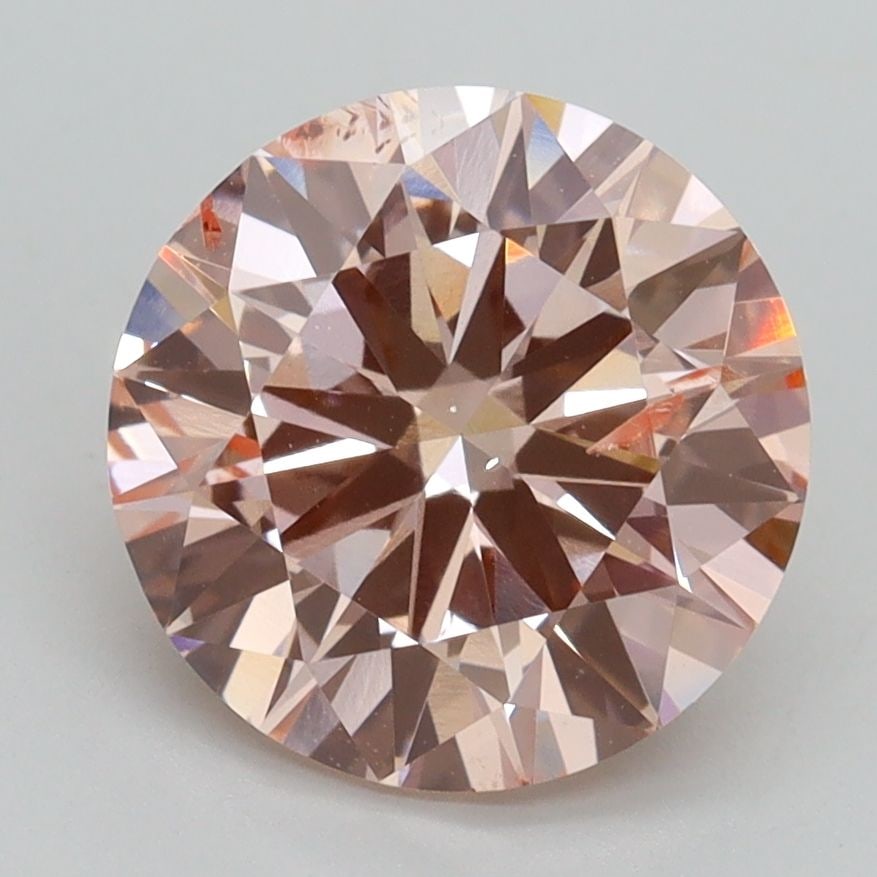 Loose Diamond - ROUND 3.0ct Fancy Intense Pink SI2: Loose Diamond - ROUND 3.0ct Fancy Intense Pink SI2 Source: This is a real non-mined Diamond that has been grown in a lab Shape: ROUND Carats: 3.0 Color: Fancy Intense Pink Certification: IGI Video: