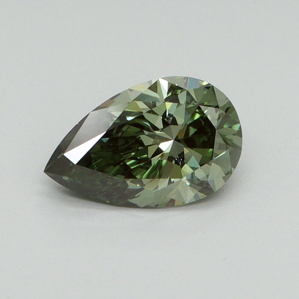 Loose Diamond - PEAR 1.03ct Fancy Vivid Green VVS2 (1 of 1)
