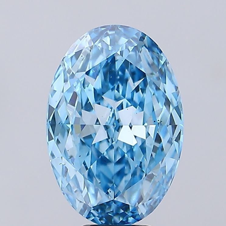 Loose Diamond - OVAL 8.02ct Fancy Vivid Blue VS2 (1 of 1)