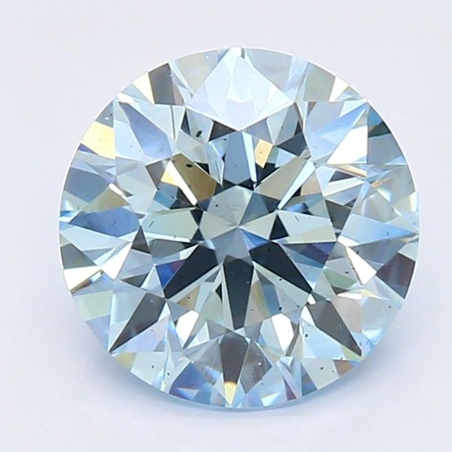 Loose Diamond - ROUND 1.32ct Fancy Vivid Blue SI1: Loose Diamond - ROUND 1.32ct Fancy Vivid Blue SI1 Source: This is a real non-mined Diamond that has been grown in a lab Shape: ROUND Carats: 1.32 Color: Fancy Vivid Blue Certification: NONE Video: