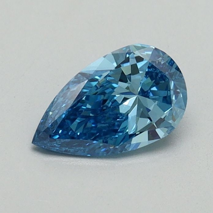 Loose Diamond - PEAR 0.5ct Fancy Blue VS1: Loose Diamond - PEAR 0.5ct Fancy Blue VS1 Source: This is a real non-mined Diamond that has been grown in a lab Shape: PEAR Carats: 0.5 Color: Fancy Blue Certification: NONE Video: