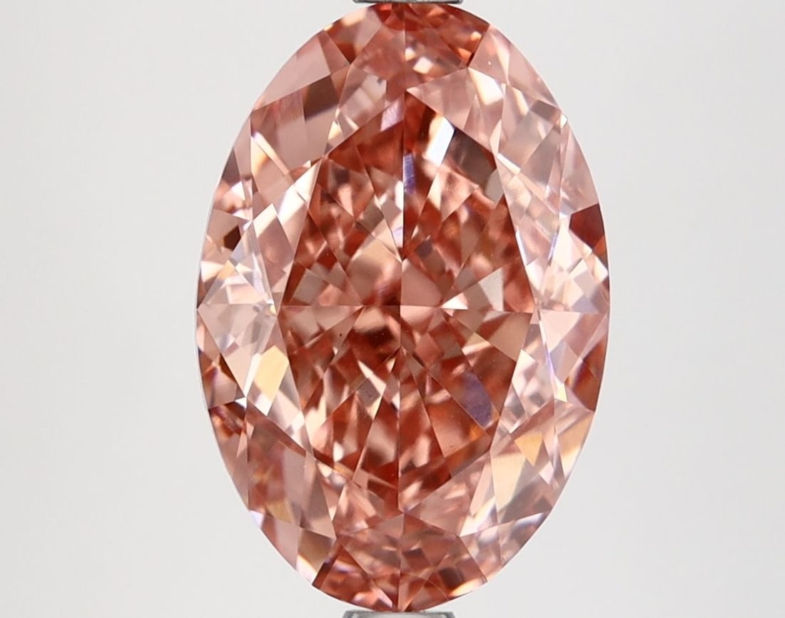 Loose Diamond - OVAL 4.11ct Fancy Vivid Pink VS1 (1 of 1)