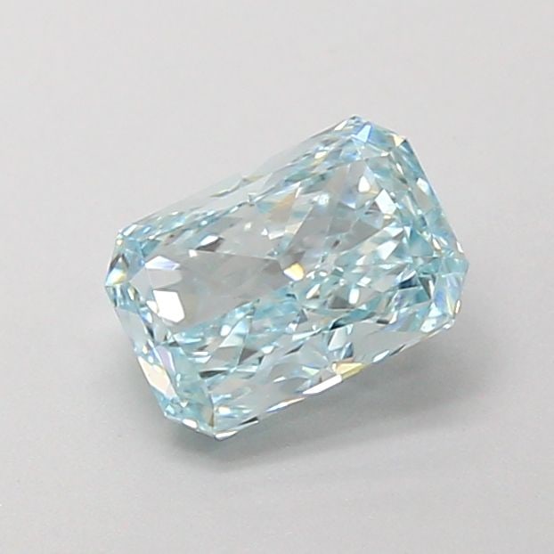 Loose Diamond - RADIANT 0.82ct Fancy Intense Blueish Green VVS1 (1 of 1)