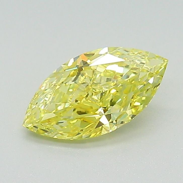 Loose Diamond - MARQUISE 0.81ct Fancy Vivid Yellow VVS1: Loose Diamond - MARQUISE 0.81ct Fancy Vivid Yellow VVS1 Source: This is a real non-mined Diamond that has been grown in a lab Shape: MARQUISE Carats: 0.81 Color: Fancy Vivid Yellow Certification: IGI