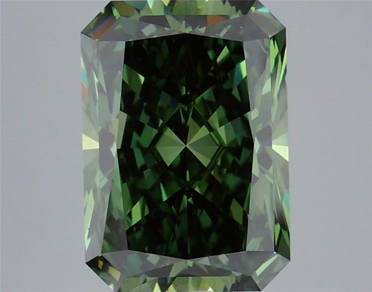 Loose Diamond - RADIANT 5.02ct Fancy Vivid Green VVS2 (1 of 1)