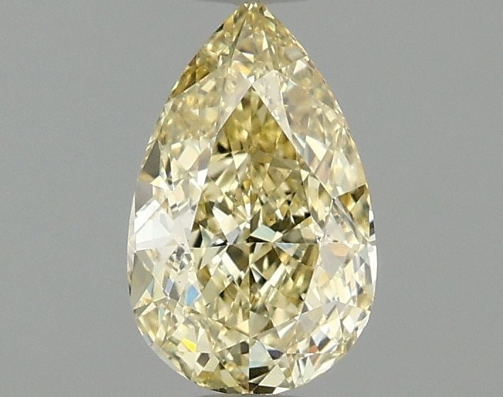 Loose Diamond - PEAR 1.02ct Fancy Yellow VS1: Loose Diamond - PEAR 1.02ct Fancy Yellow VS1 Source: This is a real non-mined Diamond that has been grown in a lab Shape: PEAR Carats: 1.02 Color: Fancy Yellow Certification: IGI Video: Video Link