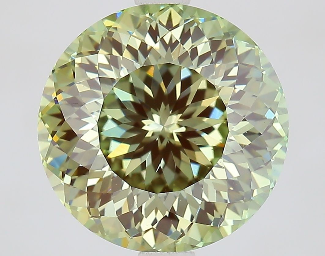 Loose Diamond - ROUND 3.74ct Fancy Vivid Green VS1: Loose Diamond - ROUND 3.74ct Fancy Vivid Green VS1 Source: This is a real non-mined Diamond that has been grown in a lab Shape: ROUND Carats: 3.74 Color: Fancy Vivid Green Certification: IGI Video: