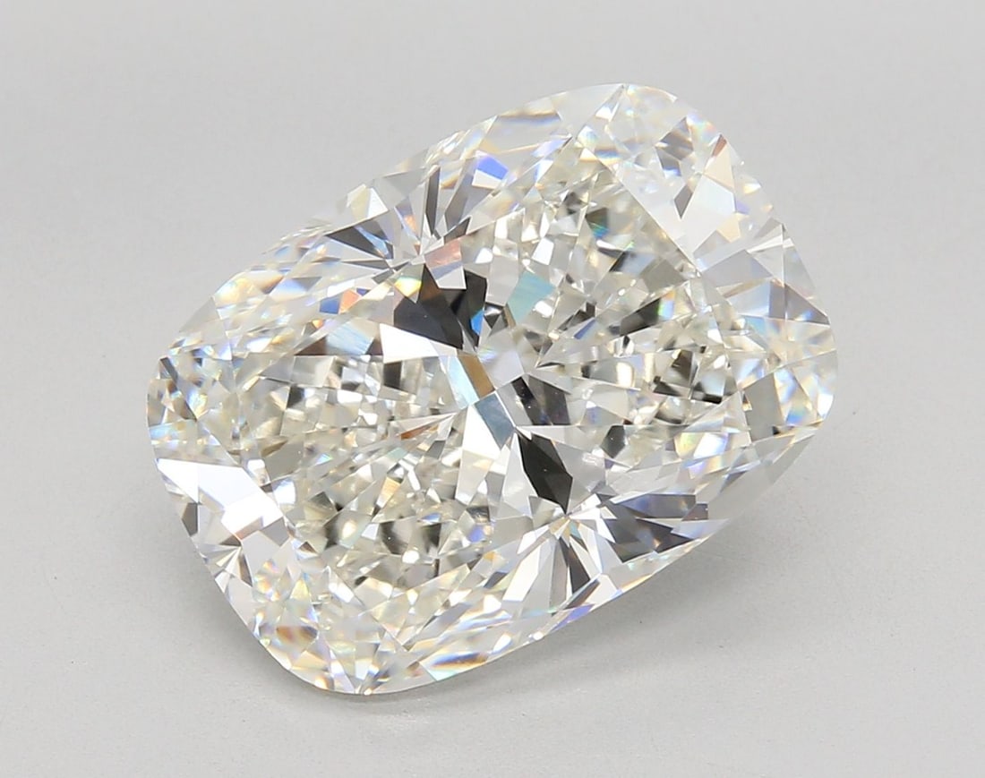 Loose Diamond - CUSHION MODIFIED 9.06ct H VVS2: Loose Diamond - CUSHION MODIFIED 9.06ct H VVS2 Source: This is a real non-mined Diamond that has been grown in a lab Shape: CUSHION MODIFIED Carats: 9.06 Color: H Clarity: VVS2 Certification: IGI