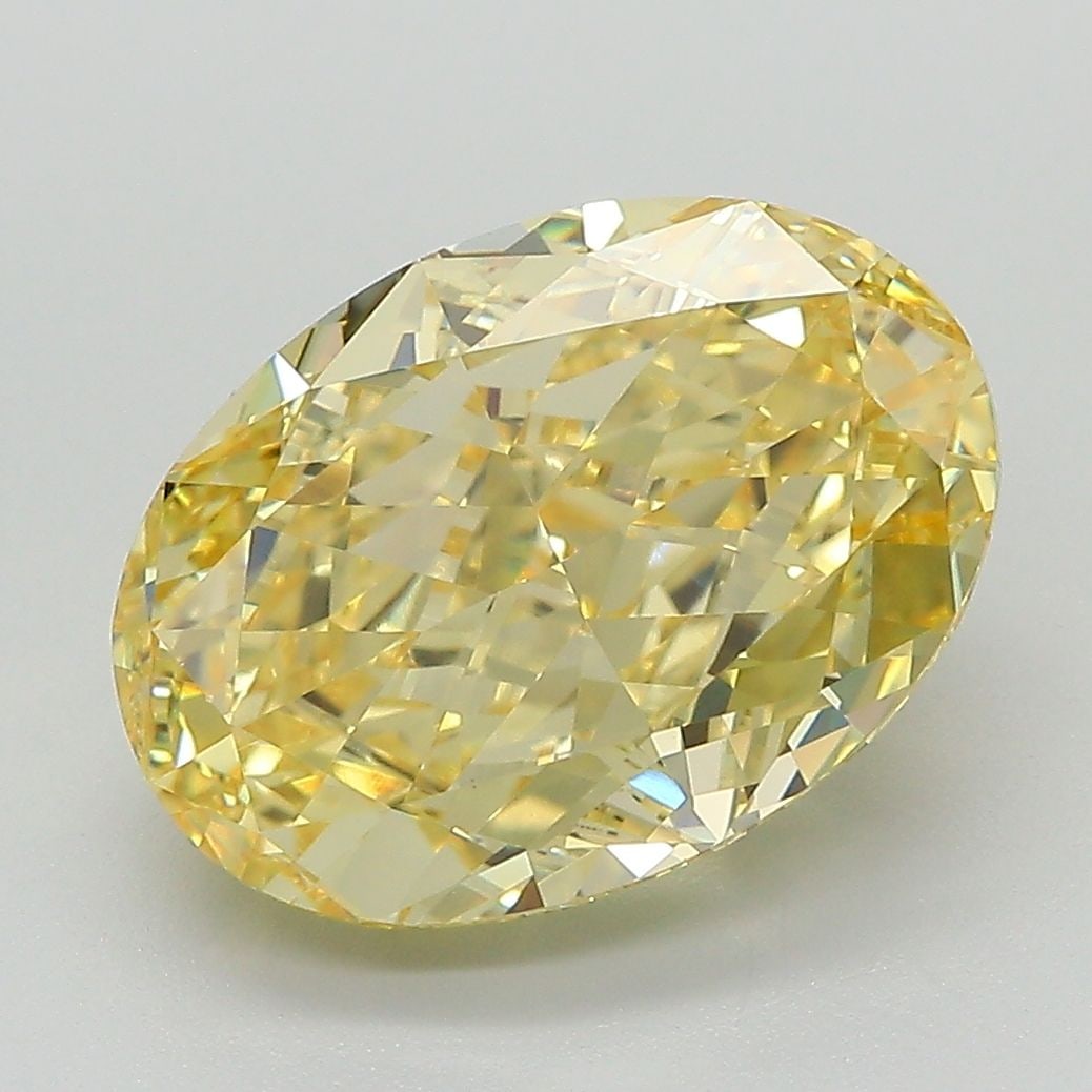 Loose Diamond - OVAL 5.56ct Fancy Vivid Yellow VS1 (1 of 1)
