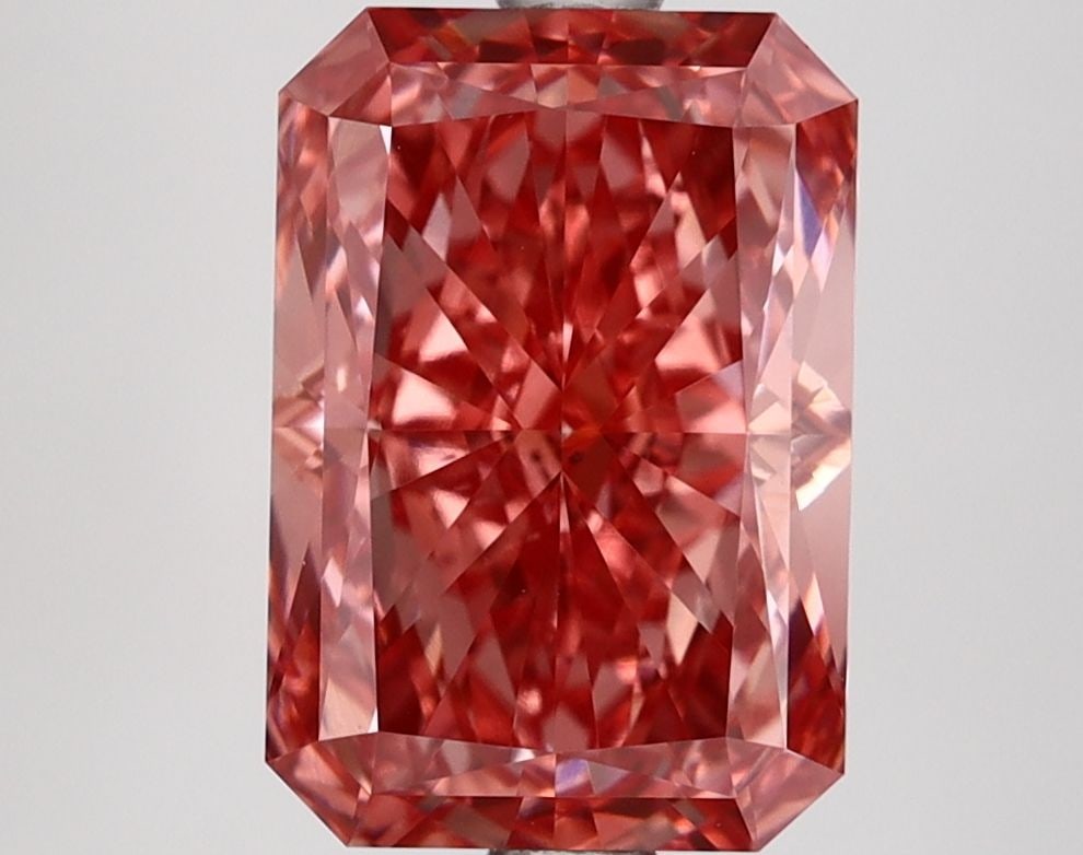 Loose Diamond - RADIANT 3.69ct Fancy Vivid Pink VS1 (1 of 1)