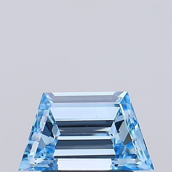 Loose Diamond - TRAPEZOID 0.92ct Fancy Vivid Blue VS1 (1 of 1)