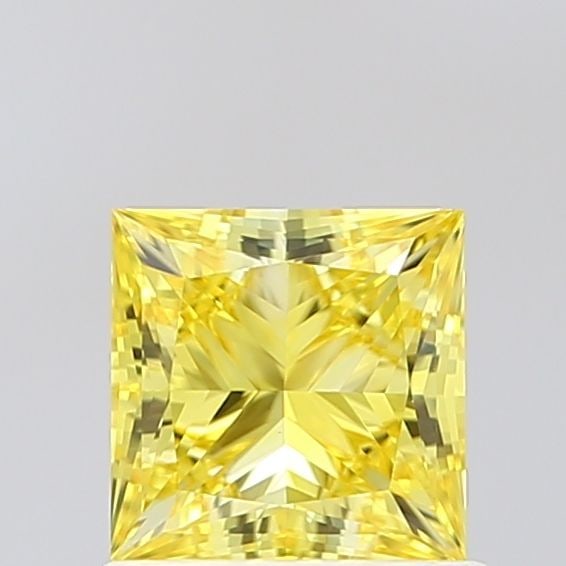 Loose Diamond - PRINCESS 1.0ct Fancy Vivid Yellow VVS2 (1 of 1)