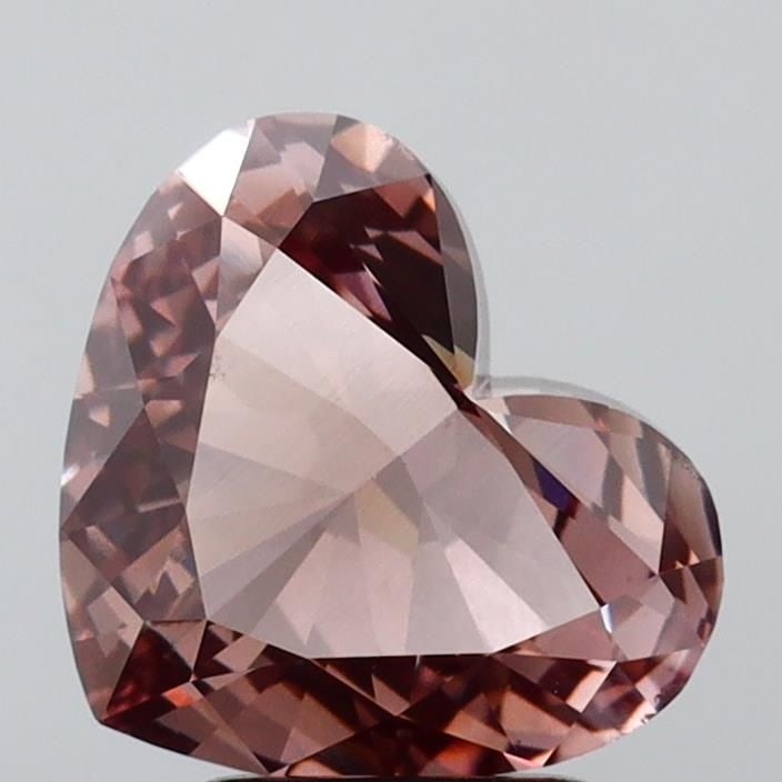 Loose Diamond - HEART 3.08ct Fancy Deep Pinkish Brown VS2 (1 of 1)