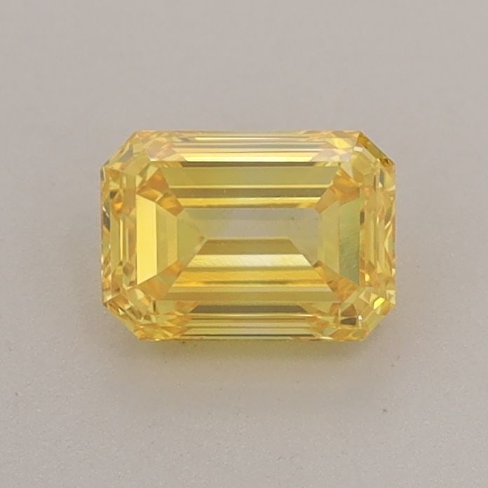 Loose Diamond - EMERALD 0.61ct Fancy Intense Yellow VVS2 (1 of 1)