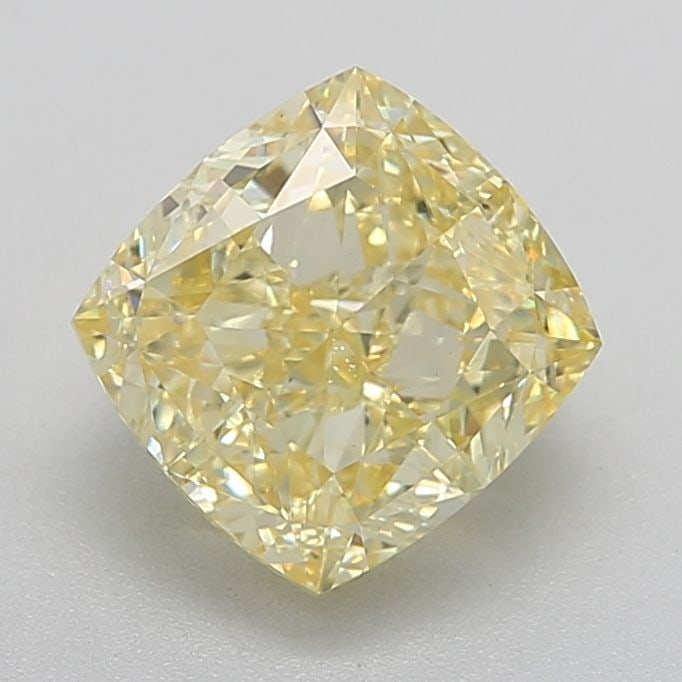 Loose Diamond - CUSHION MODIFIED 3.39ct Fancy Intense Yellow VS1: Loose Diamond - CUSHION MODIFIED 3.39ct Fancy Intense Yellow VS1 Source: This is a real non-mined Diamond that has been grown in a lab Shape: CUSHION MODIFIED Carats: 3.39 Color: Fancy Intense Yellow