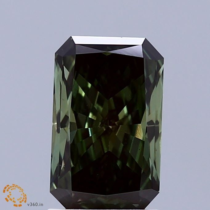 Loose Diamond - RADIANT 1.81ct Fancy Vivid Green VS1 (1 of 1)