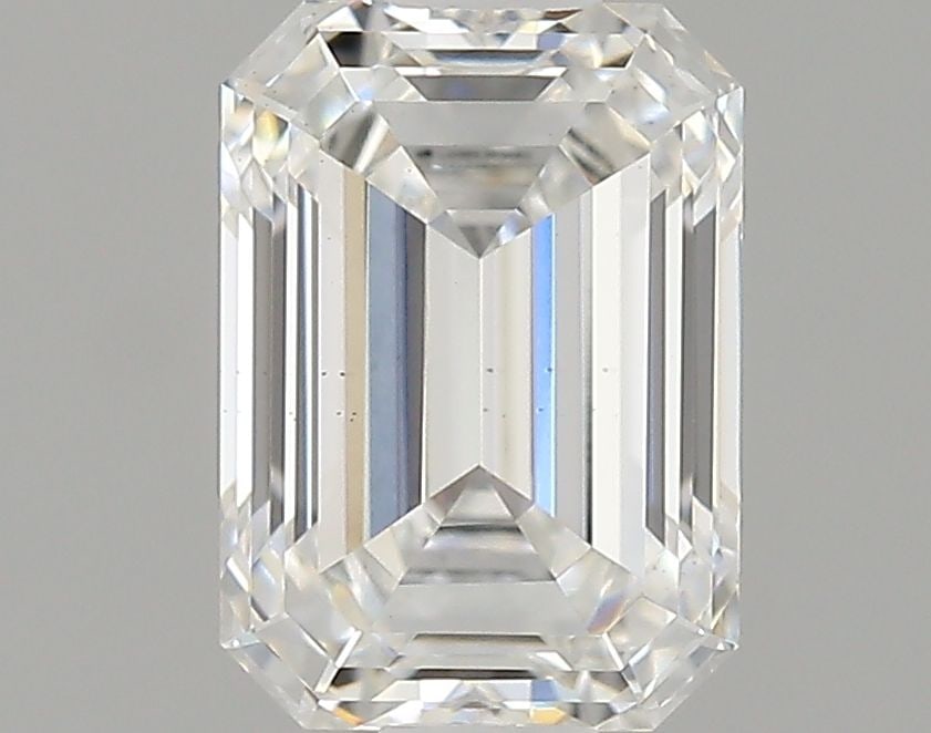 Loose Diamond - EMERALD 0.92ct F VS2: Loose Diamond - EMERALD 0.92ct F VS2 Source: This is a real non-mined Diamond that has been grown in a lab Shape: EMERALD Carats: 0.92 Color: F Clarity: VS2 Certification: IGI Video: Video Link