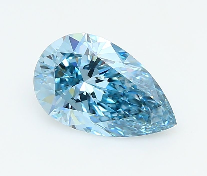 Loose Diamond - PEAR 1.29ct Fancy Vivid Blue VVS1: Loose Diamond - PEAR 1.29ct Fancy Vivid Blue VVS1 Source: This is a real non-mined Diamond that has been grown in a lab Shape: PEAR Carats: 1.29 Color: Fancy Vivid Blue Certification: IGI Video: