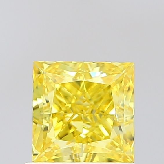 Loose Diamond - PRINCESS 1.02ct Fancy Vivid Yellow VVS2 (1 of 1)