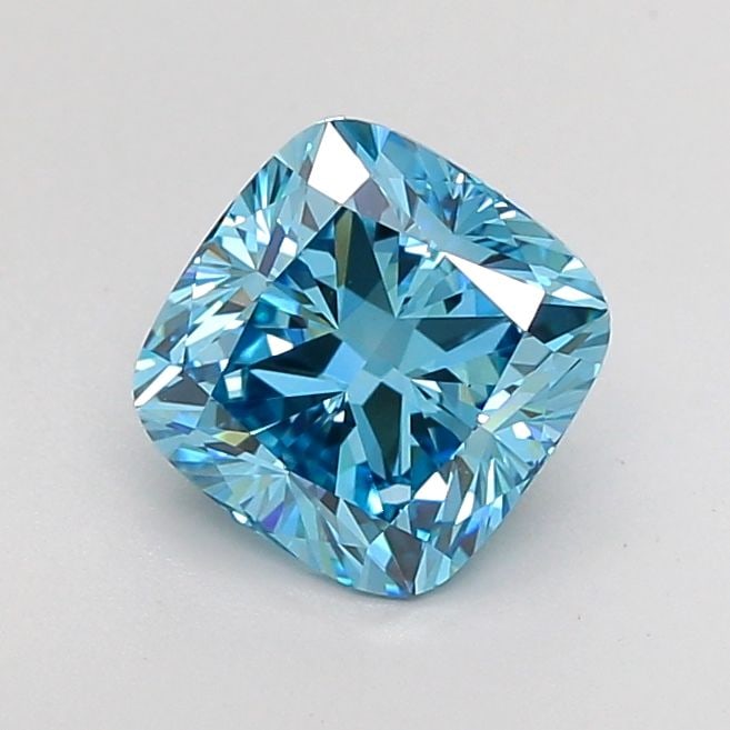Loose Diamond - CUSHION MODIFIED 2.03ct Fancy Vivid Blue VS2: Loose Diamond - CUSHION MODIFIED 2.03ct Fancy Vivid Blue VS2 Source: This is a real non-mined Diamond that has been grown in a lab Shape: CUSHION MODIFIED Carats: 2.03 Color: Fancy Vivid Blue Certific