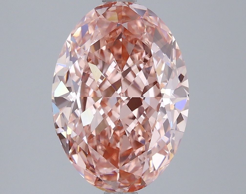 Loose Diamond - OVAL 4.03ct Fancy Vivid Pink VS1: Loose Diamond - OVAL 4.03ct Fancy Vivid Pink VS1 Source: This is a real non-mined Diamond that has been grown in a lab Shape: OVAL Carats: 4.03 Color: Fancy Vivid Pink Certification: IGI Video: