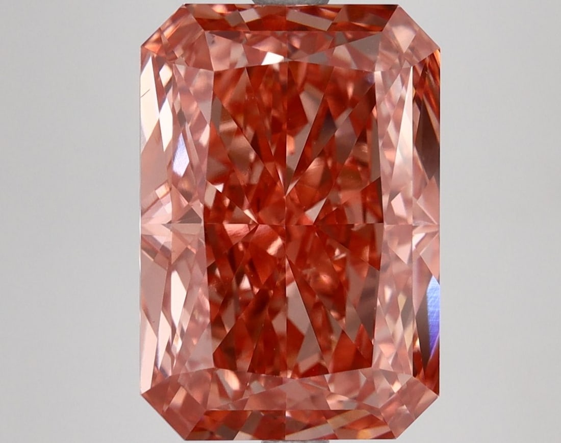 Loose Diamond - RADIANT 7.19ct Fancy Vivid Pink VS2 (1 of 1)