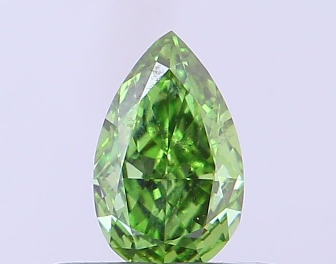 Loose Diamond - PEAR 0.33ct Fancy Vivid Green SI1 (1 of 1)