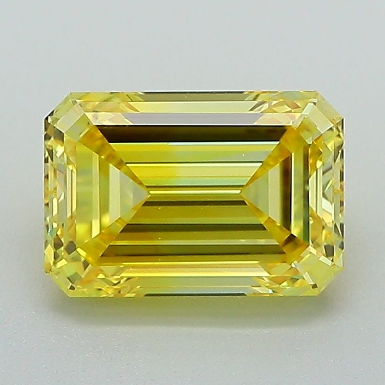 Loose Diamond - EMERALD 1.7ct Fancy Vivid Yellow VS2 (1 of 1)