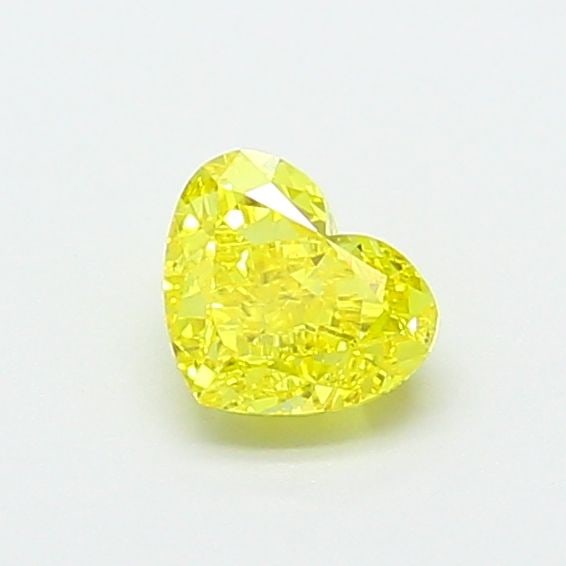 Loose Diamond - HEART 0.6ct Fancy Vivid Yellow VS1: Loose Diamond - HEART 0.6ct Fancy Vivid Yellow VS1 Source: This is a real non-mined Diamond that has been grown in a lab Shape: HEART Carats: 0.6 Color: Fancy Vivid Yellow Certification: IGI Video: