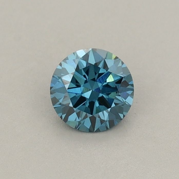Loose Diamond - ROUND 0.34ct Fancy Vivid Blue VS1 (1 of 1)