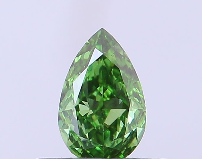 Loose Diamond - PEAR 0.28ct Fancy Vivid Green VS2 (1 of 1)