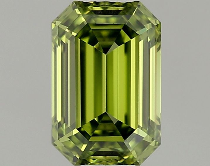 Loose Diamond - EMERALD 0.5ct Fancy Vivid Green VVS2 (1 of 1)