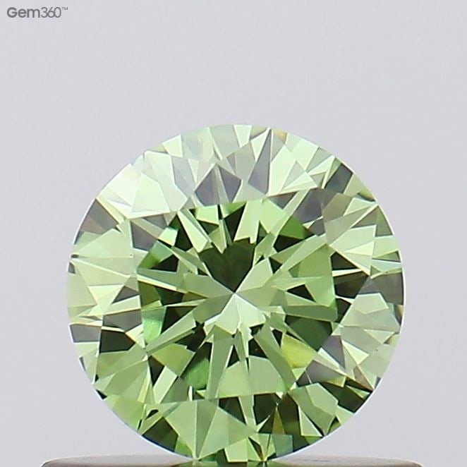 Loose Diamond - ROUND 0.2ct Fancy Vivid Green VVS2 (1 of 1)
