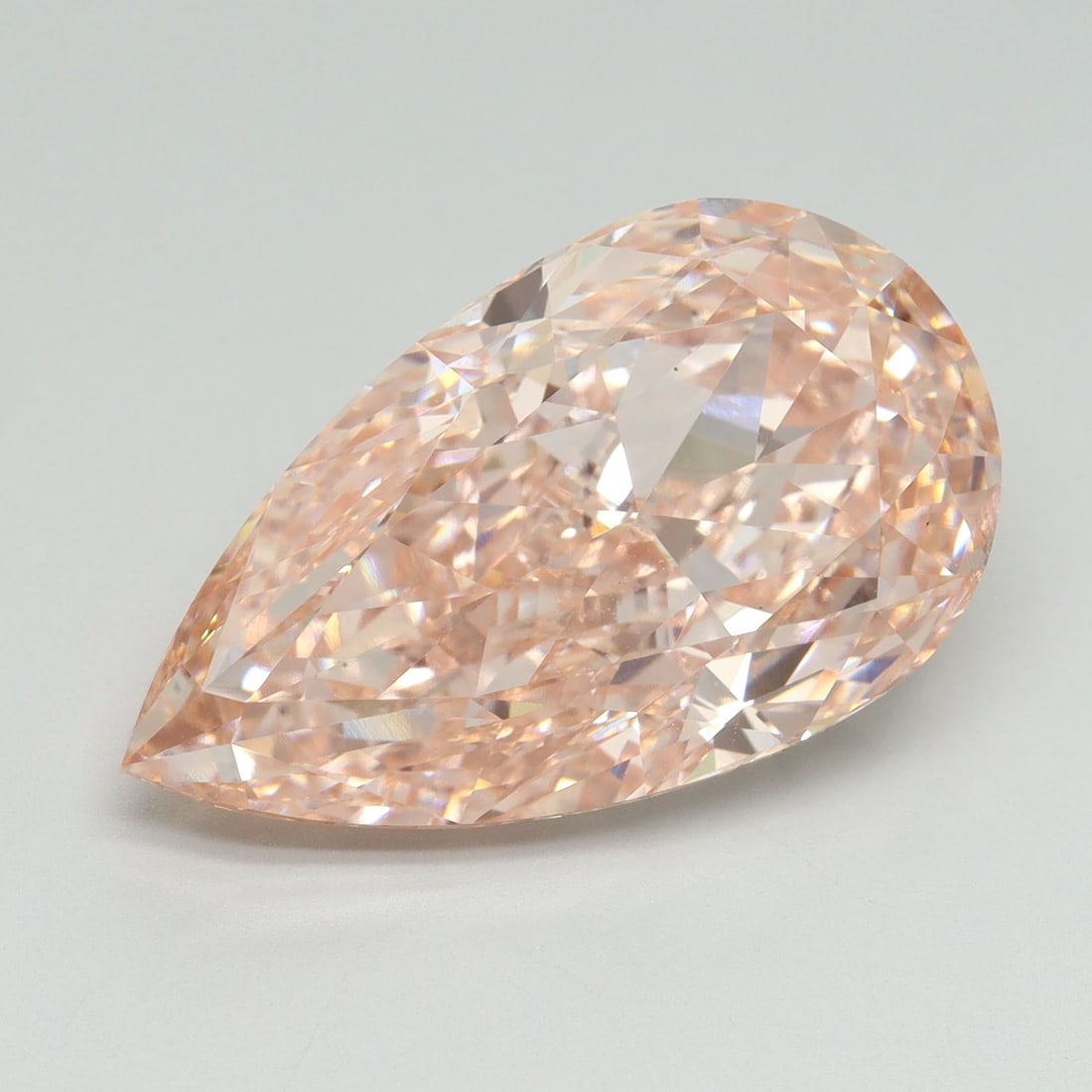 Loose Diamond - PEAR 11.03ct Fancy Intense Pink VS1 (1 of 1)