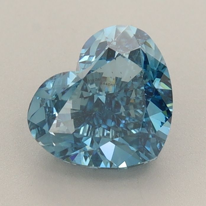 Loose Diamond - HEART 1.65ct Fancy Vivid Blue VS1: Loose Diamond - HEART 1.65ct Fancy Vivid Blue VS1 Source: This is a real non-mined Diamond that has been grown in a lab Shape: HEART Carats: 1.65 Color: Fancy Vivid Blue Certification: IGI Video: