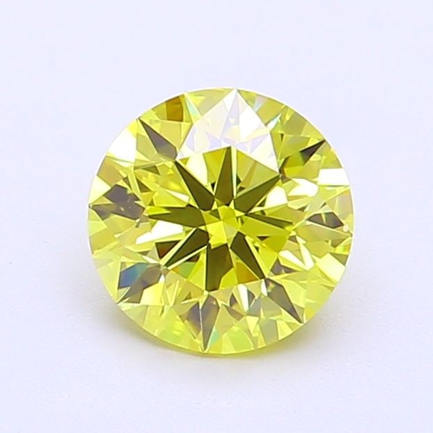 Ideal Loose Diamond - ROUND 1.08ct Fancy Vivid Yellow VVS2: Ideal Loose Diamond - ROUND 1.08ct Fancy Vivid Yellow VVS2 Source: This is a real non-mined Diamond that has been grown in a lab Shape: ROUND Carats: 1.08 Color: Fancy Vivid Yellow Certification: