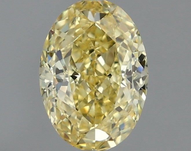 Loose Diamond - OVAL 1.03ct Fancy Intense Yellow VS1: Loose Diamond - OVAL 1.03ct Fancy Intense Yellow VS1 Source: This is a real non-mined Diamond that has been grown in a lab Shape: OVAL Carats: 1.03 Color: Fancy Intense Yellow Certification: IGI Video