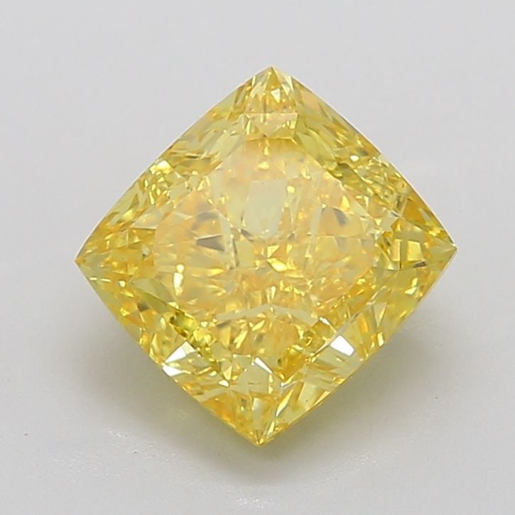 Loose Diamond - CUSHION MODIFIED 6.56ct Fancy Vivid Yellow VS1 (1 of 1)