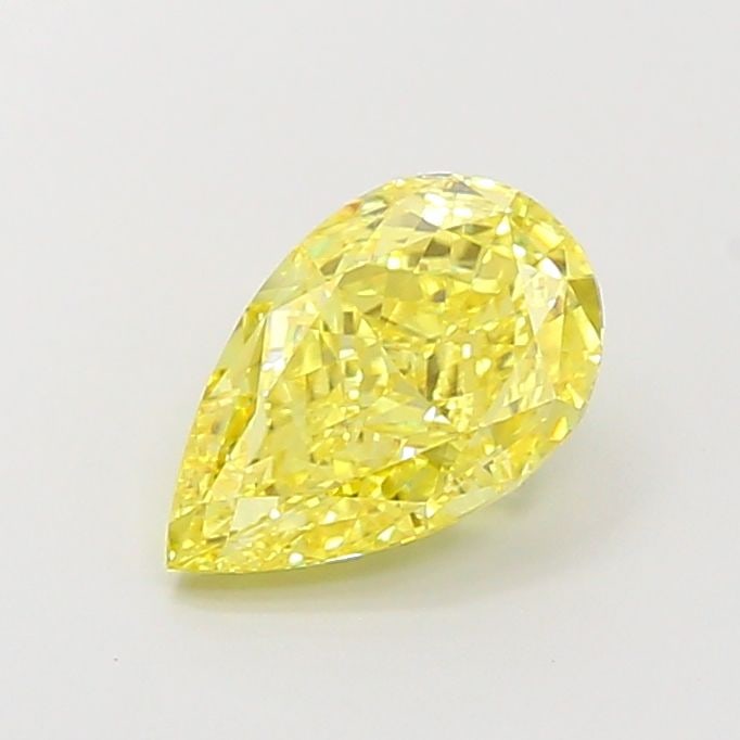 Loose Diamond - PEAR 2.56ct Fancy Vivid Yellow VS1: Loose Diamond - PEAR 2.56ct Fancy Vivid Yellow VS1 Source: This is a real non-mined Diamond that has been grown in a lab Shape: PEAR Carats: 2.56 Color: Fancy Vivid Yellow Certification: IGI Video: