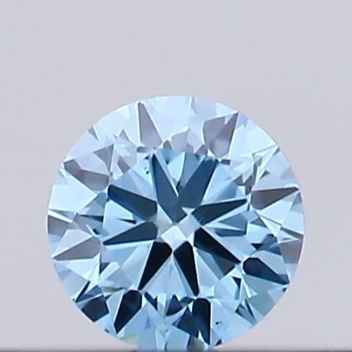 Loose Diamond - ROUND 0.14ct Fancy Vivid Blue VS2: Loose Diamond - ROUND 0.14ct Fancy Vivid Blue VS2 Source: This is a real non-mined Diamond that has been grown in a lab Shape: ROUND Carats: 0.14 Color: Fancy Vivid Blue Certification: IGI Video: