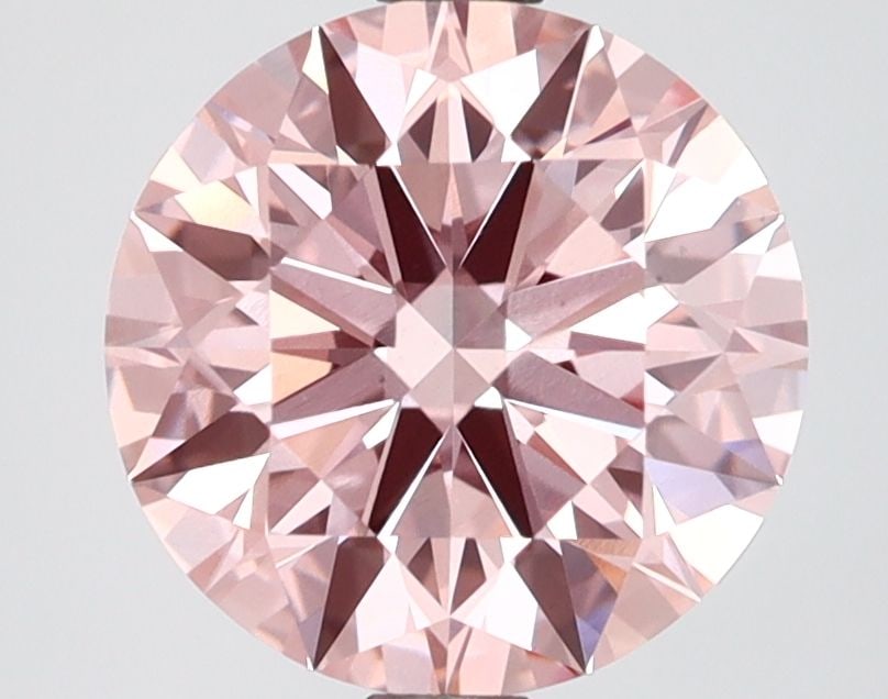 Ideal Loose Diamond - ROUND 2.53ct Fancy Intense Pink VVS2 (1 of 1)