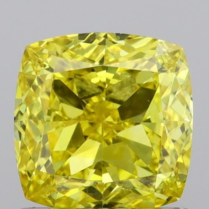 Loose Diamond - CUSHION MODIFIED 1.54ct Fancy Vivid Yellow VVS2 (1 of 1)