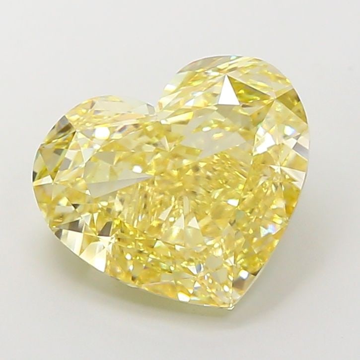 Loose Diamond - HEART 10.01ct Fancy Light Yellow VVS2 (1 of 1)