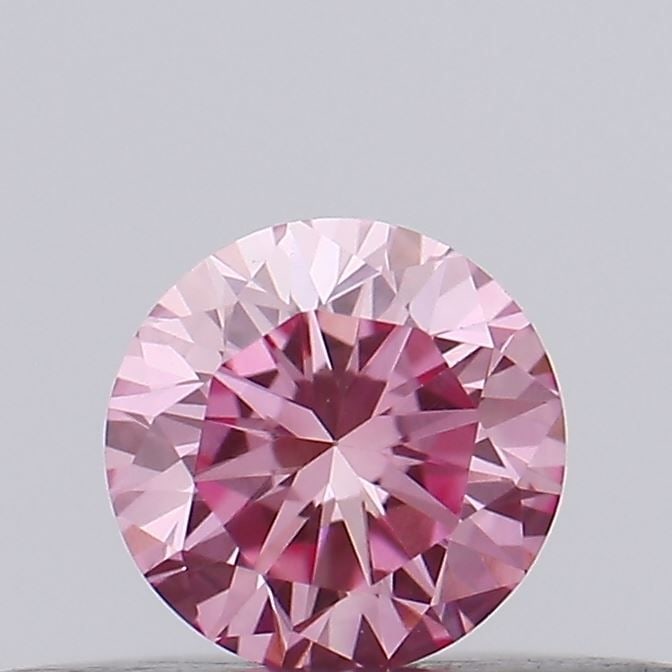Loose Diamond - ROUND 0.18ct Fancy Vivid Pink VVS2 (1 of 1)