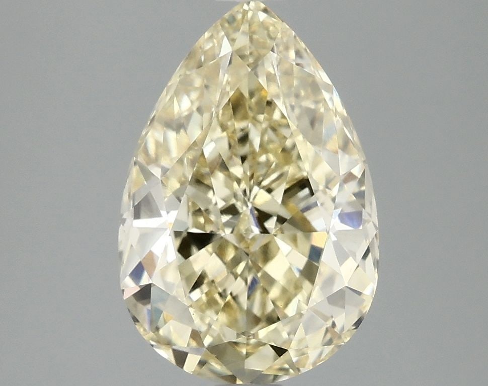 Loose Diamond - PEAR 3.08ct Fancy Yellow VS1: Loose Diamond - PEAR 3.08ct Fancy Yellow VS1 Source: This is a real non-mined Diamond that has been grown in a lab Shape: PEAR Carats: 3.08 Color: Fancy Yellow Certification: IGI Video: